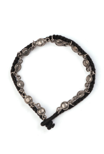 Single Chain Black Thread Anklet